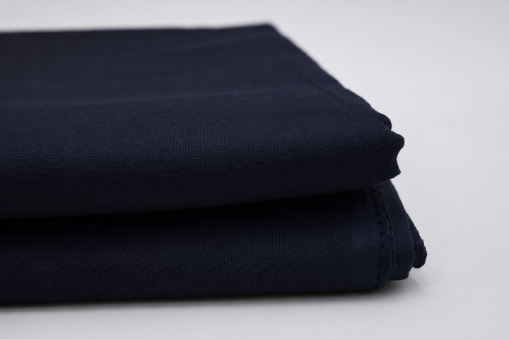 Midnight Blue Rubia Voile Turban